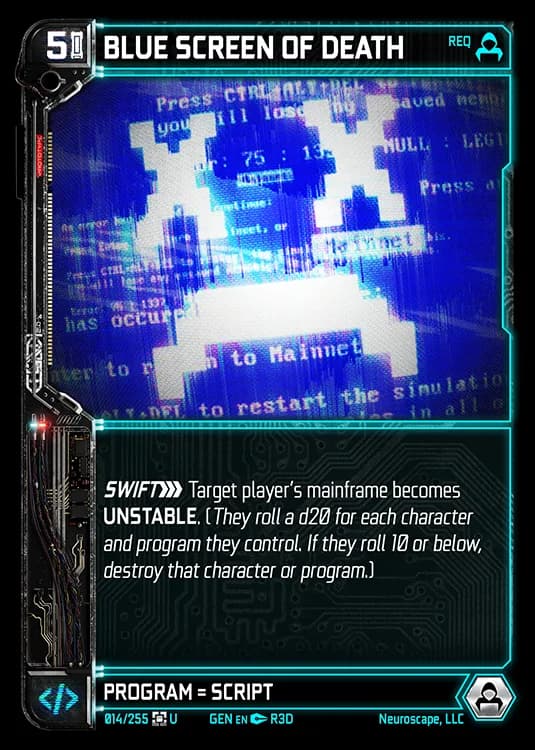 BLUE SCREEN OF DEATH