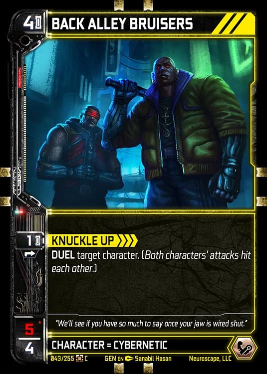 BACK ALLEY BRUISERS
