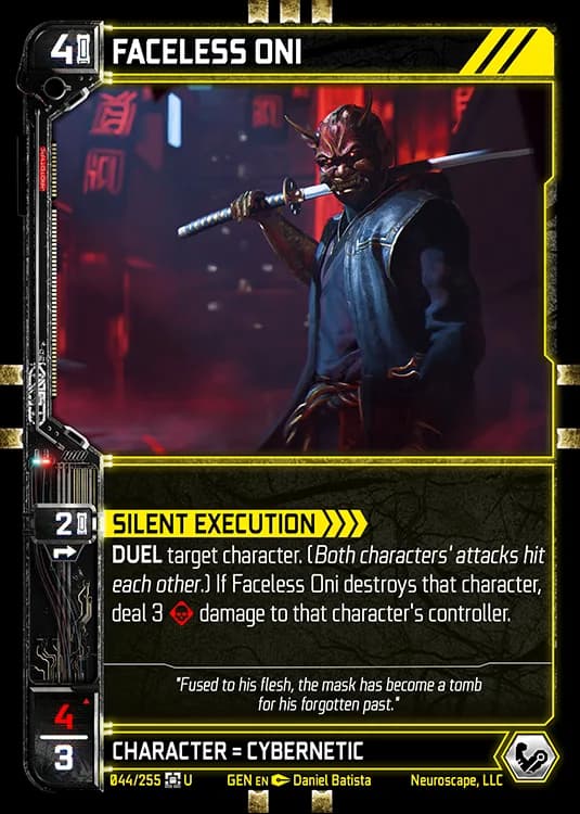 FACELESS ONI
