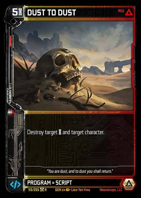 DUST TO DUST