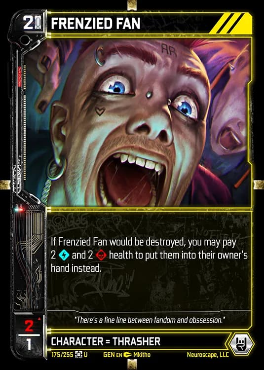 FRENZIED FAN