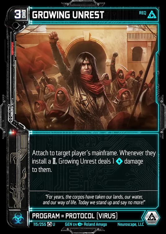 GROWING UNREST